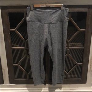 Nike High-Waisted Heathered Gray Leggings